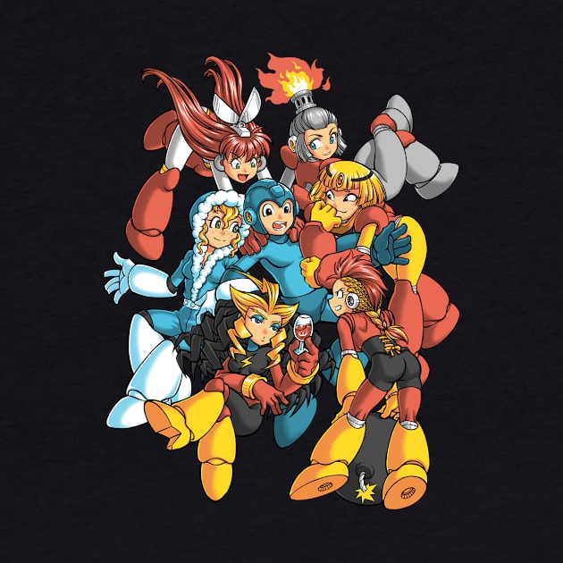 Robot Masters by CoinboxTees